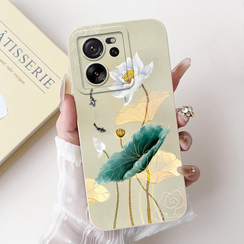 For Xiaomi 13T Pro Case 13T Silicone Cute Cartoon Cat Fashion Luxury Funny Shockproof Back Cover For Xiaomi 13T Phone Case Funda