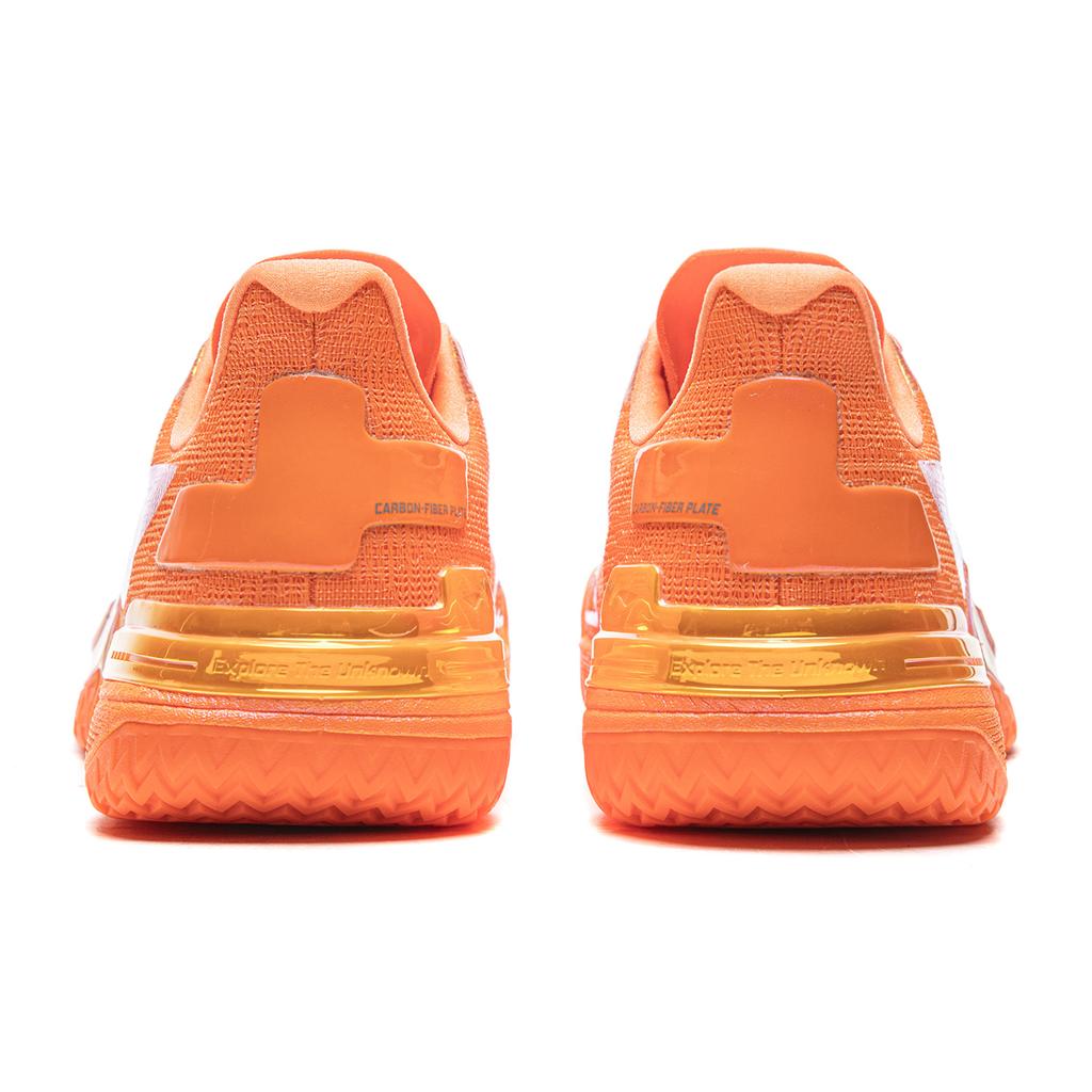 Li Ning Gamma Basketball Shoes Men's Low Top Carrot Orange ABAV035-29