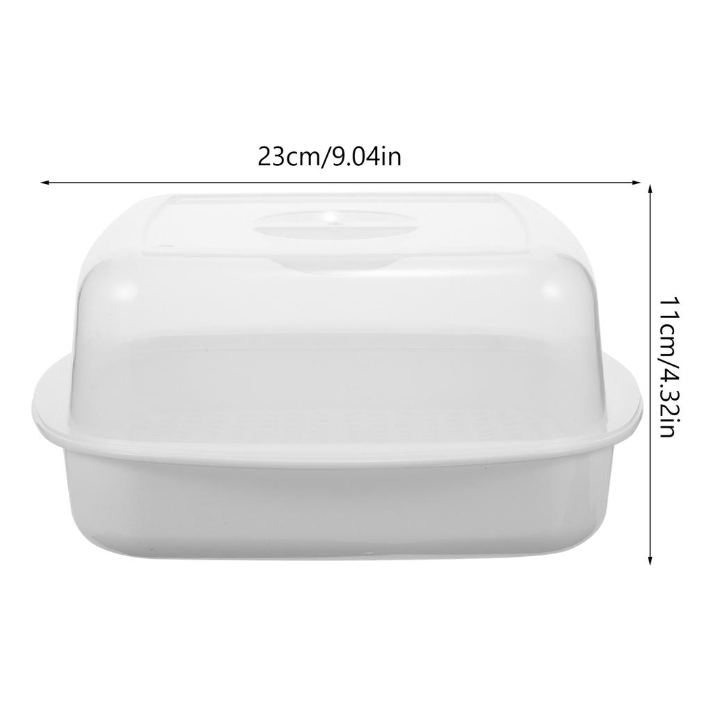 Microwave Steamer Oven Basket for Dim Sum Container Cooking Corn Food Multi-functional Pp Cookware Household