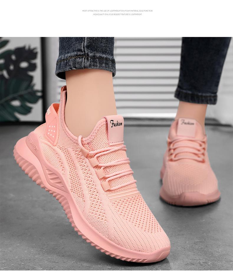 Shoes Women's casual shoes, women's shoes soft sole lightweight sports shoes mesh white shoes versatile outdoor single shoes