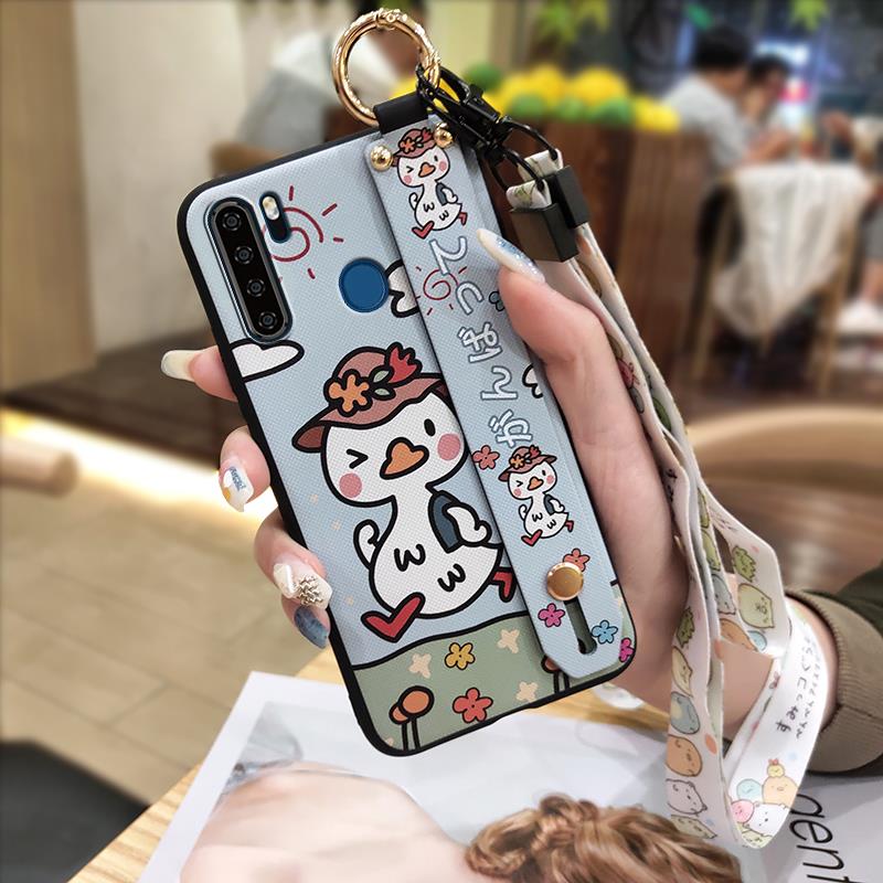 Shockproof Silicone Phone Case For Blackview A80 Pro Anti-knock Back Cover Dirt-resistant Phone Holder Waterproof Ring