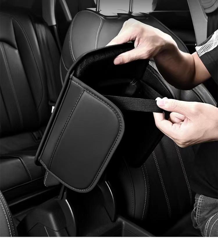 Center Console Arm Rest Protector Leather Car Armrest Box Pad Storage Pocket for BYD ATTO 3 SONG SEALU TANG Dolphin PLUS DM-i EV