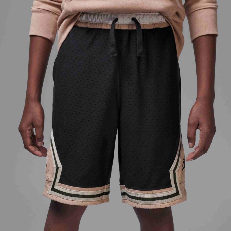 Jordan Pantalones Cortos Deportivos de Malla Transpirable y Cómodos de Secado Rápido Dri-FIT para Hombre Gris Negro II3171-045