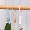 Clothes Plastic Durable Clips With Hanging String Clothesline Use Wardrobe