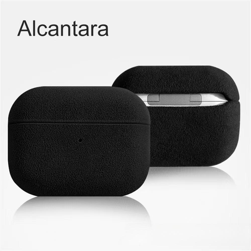 Luxury Alcantara Case for AirPods Pro 3(2025) Fur Leather Cover for AirPods 4 & Pro2 Wireless Bluetooth Earphone Accessories