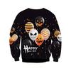 Halloween Hot Street Casual Top Funny Balloon Three-dimensional Print Sweater