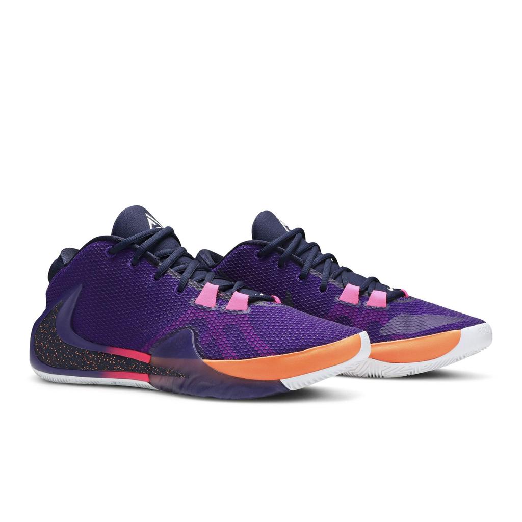 Nike Zoom Freak 1 'All Bros 4' Gamer Exclusive (Unisex) Voltage Purple / Blackened Blue Basketball Shoes DA4811 500