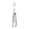 2 In 1 Stainless Steel Fruit Cutter Watermelon Cutter with Retractable Fork for Camping Picnic
