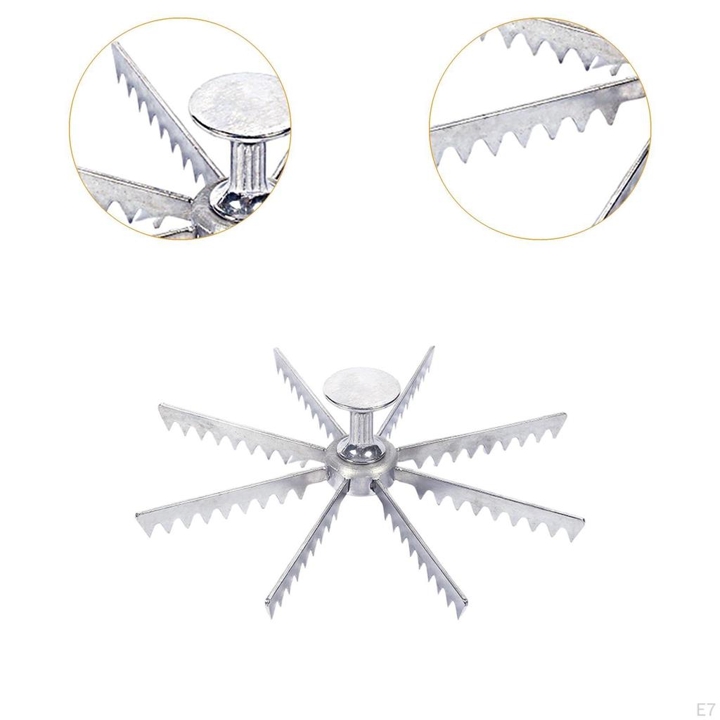 Pie Divider Easy to Use with Handles Cutter for Home Restaurant Domestic 5 Slices