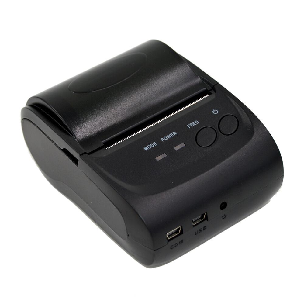 

58mm Mini Portable Thermal Printer Thermal Printer Receipt POS 5802LD for Windows Android Smartphone with Bluetooth 4.0 2pcs