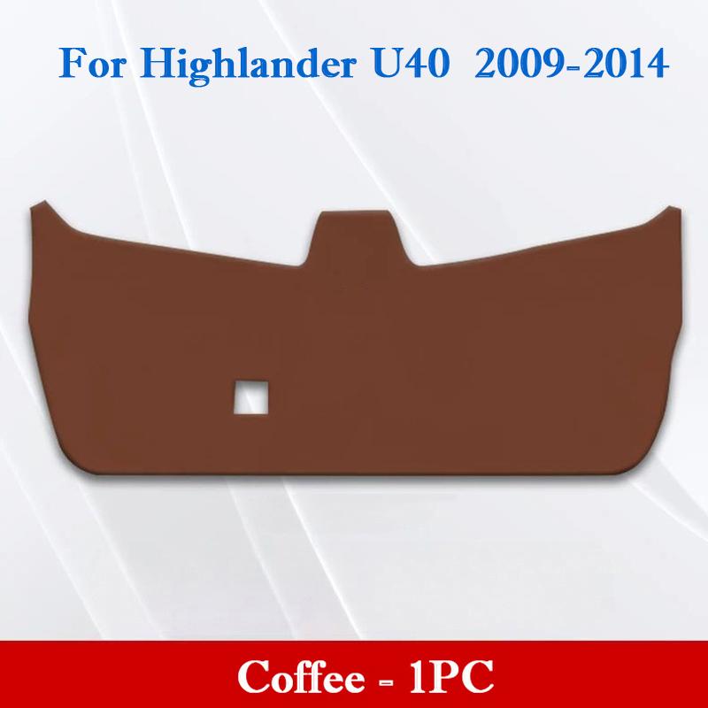 For Toyota Highlander U70 U50 U40 2009-2026 Car Trunk Door Anti Kick Pad Tailgate Protection Mat Cargo Liner Interior Accessorie