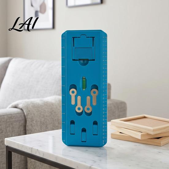 Frame Hanging Hardware Picture Tool with Level for Easy Positioning Quick Precise Position Wall Art Installation Kit Photo Painting Canvas Mounting