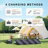 Solarplay 2400W Portable Power Station with 400W Foldable Solar Panel Kit for Camping RV Emergency Backup, Outdoor Off-grid