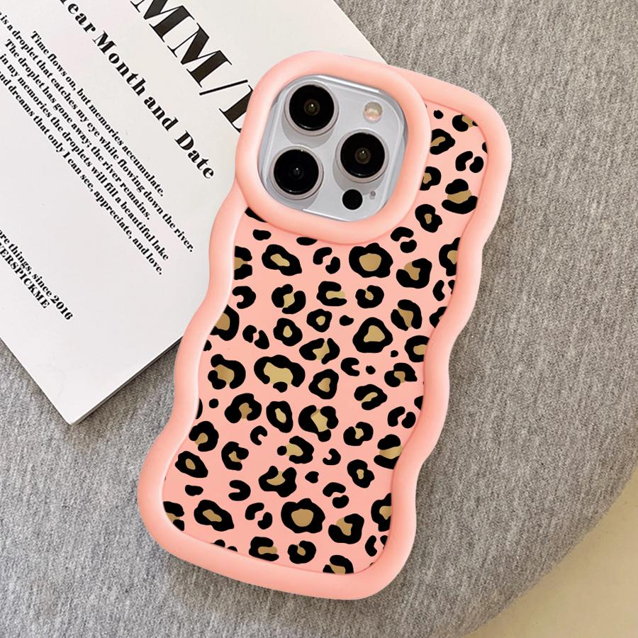 Leopard Print Art Soft Phone Cover Case for iPhone 17 Air 14 XR 11 8 12 15 Plus 16 Pro Max 13