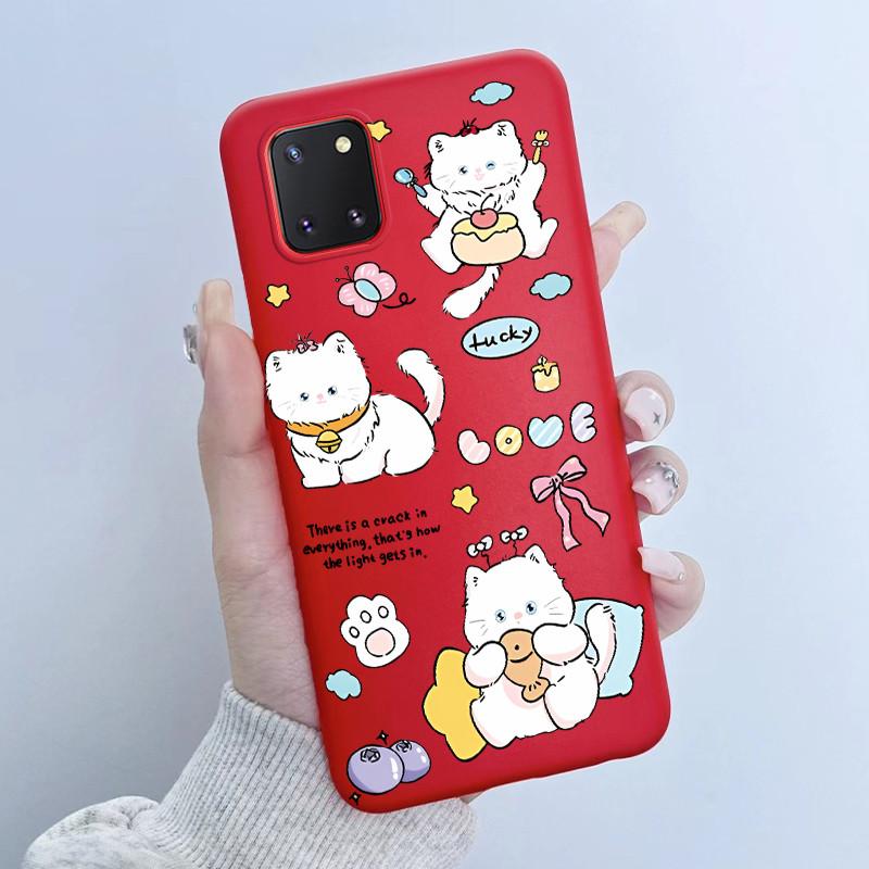 For Samsung Galaxy Note 10 Lite Case N770F Soft TPU Silicone Cover Cute Astronaut Panda Phone Case GalaxyNote 10Lite Coque Funda