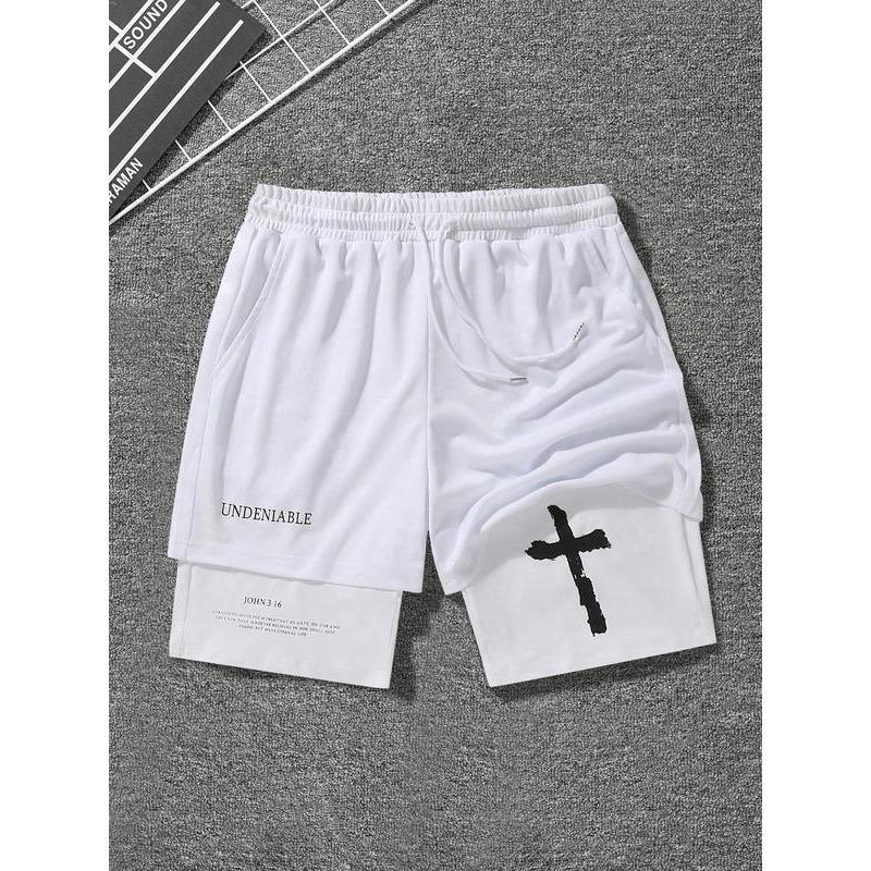 

Мужские повседневные шорты, новые летние свободные трендовые спортивные шорты для фитнеса One size