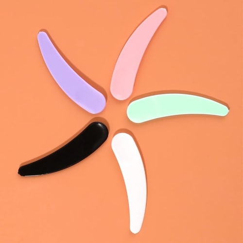 Wopanxye 200-Piece Set of Disposable Spatulas for Cosmetics, DIY Face Packs, Creams, and More. White Cosmetic Spoons, Skincare Tools, Portable Travel