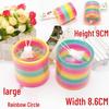 Colorful Elastic Stacking and Hula Rings - Dazzling and Creative Toys for Children