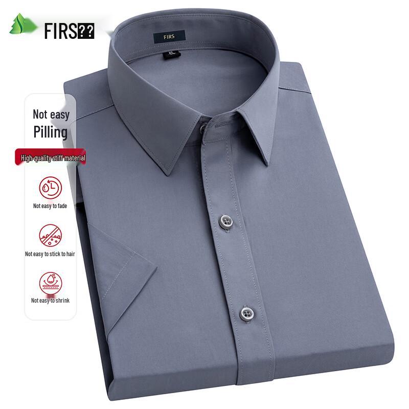 

Shanshan Men s Classic Solid Long-Sleeve Shirt L