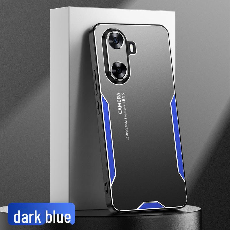 60s Metal Phone Case for Huawei Play 50Plus - Frosted Cover with Full Lens Protection