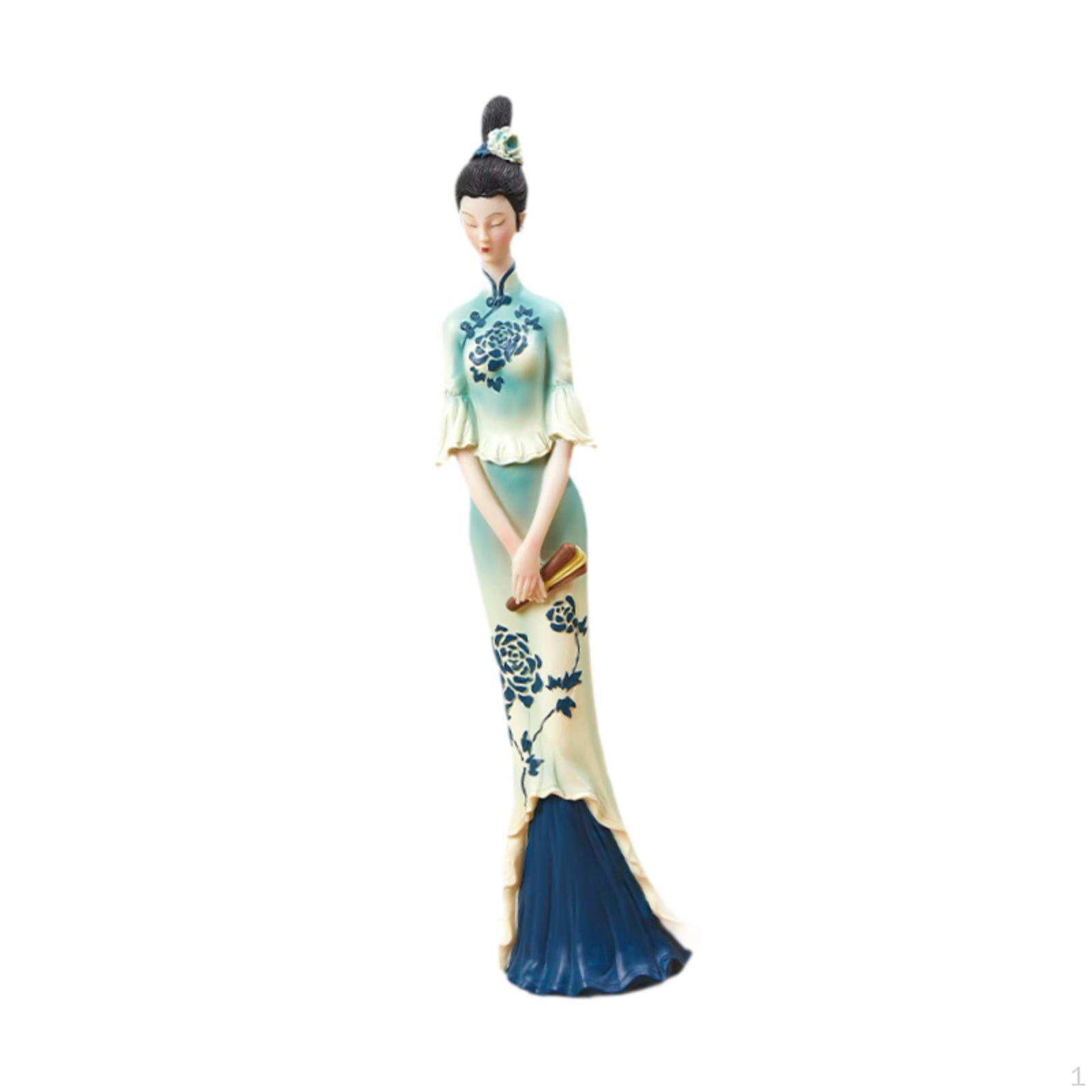 

Ancient Beauty Statue Beautiful Women Figurine Collections Sculpture for Furniture Style D