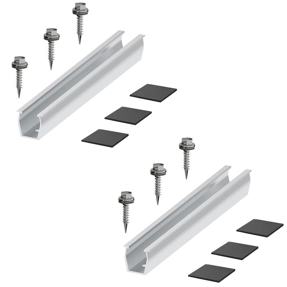 Optimize The Performance Of Your PV System With Solar Panel Bracket Fastening Balcony Power Plant Rail Enhanced Stability