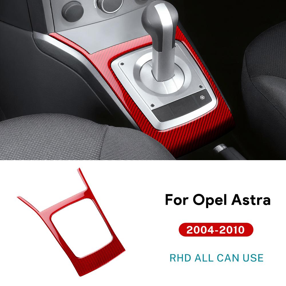 Real Soft Carbon Fiber Sticker For Vauxhall Opel Astra H MK5 2004-2006 2007 2008 2009 2010 Manual Car Transmission Handbrake