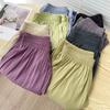 Summer Thin and Loose Minimalist Style Ice Silk Wide Leg Pants for Women, High Waisted, Sun Protection, Hanging Feeling, Casual Sports Pants