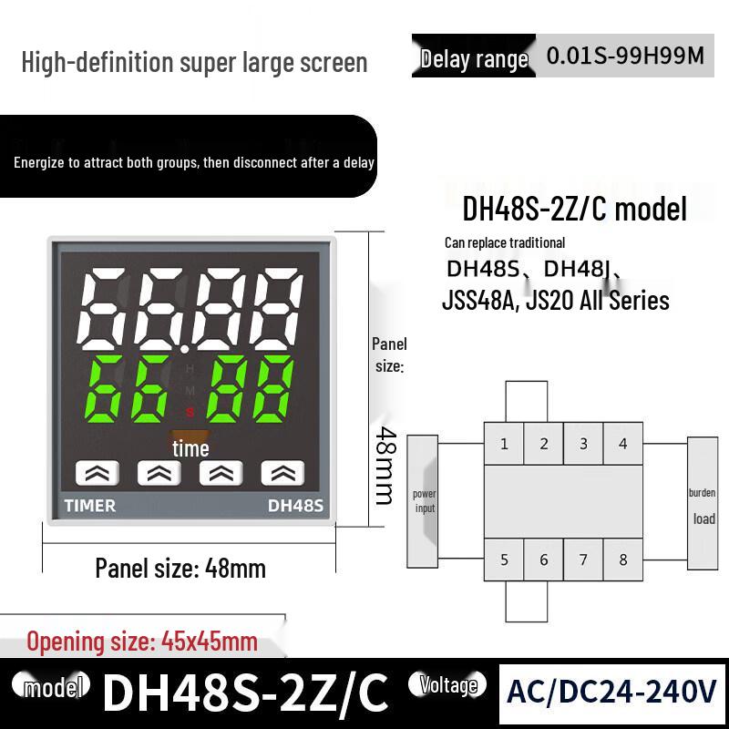 

RSRDDY Digital Display Cycle Delay Controller