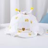 Heart Print Infant Bucket Hat Bow Toddle Fisherman Hat Sweet Baby Sun Hat  Girls