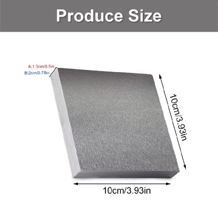 Jewelry Crafting Steel Block 4x4Inch Heat Treated Solid Metal Anvil Block for Jewelry Making and Metal Stamping