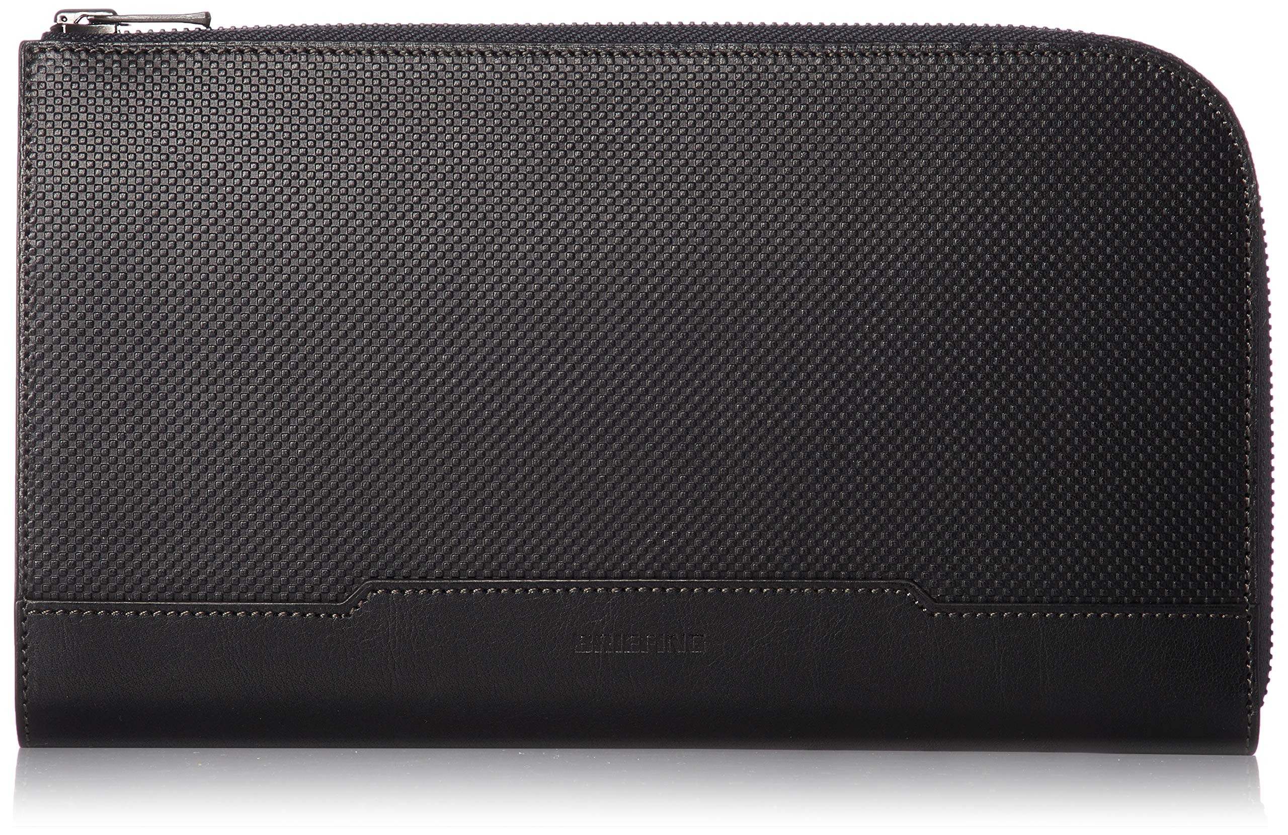 

Official Genuine LEATHER L ZIP TRAVEL CASE Passport Case BRA193A18 [Briefing] BLACK×BLACK
