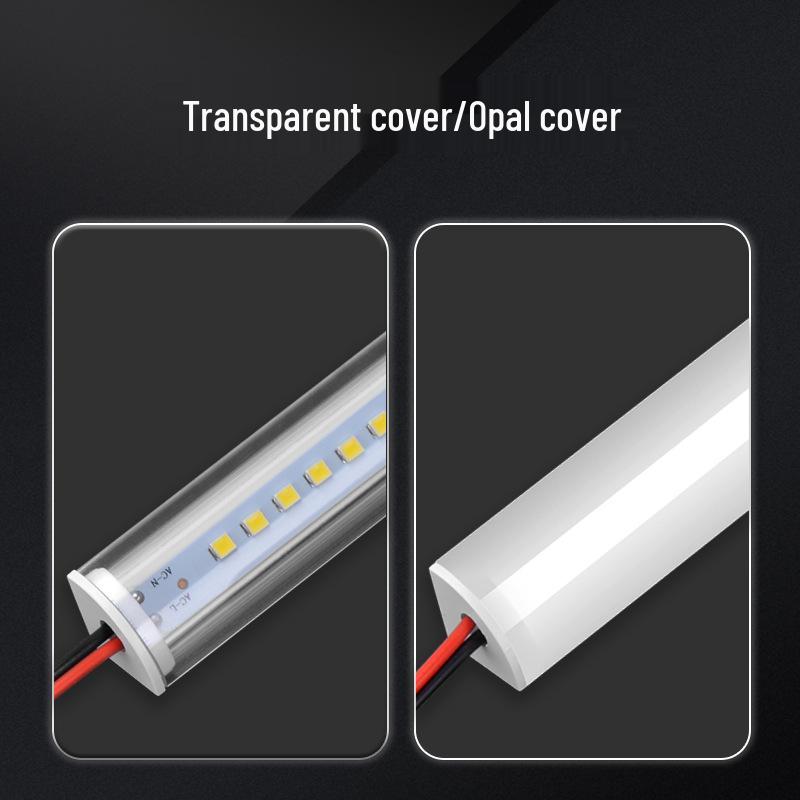 50CM V-Shaped LED High-Voltage Rigid Light Bar, 220V Driverless for Display Cabinets.