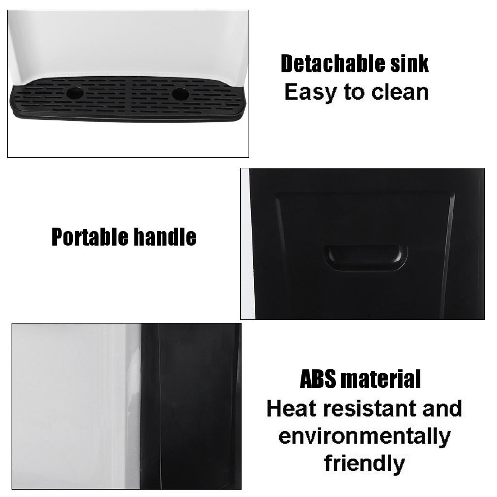 Máquina de Bebidas Frias e Quentes Dispensador de Água para Bebidas Suporte de Água de Mesa Aquecimento Resfriamento Fontes de Água Caldeira 500W 220V