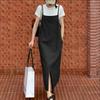 ZANZEA Women Short Sleeve T-Shirts and Straps Dress Casual Two Piece Suit Sets