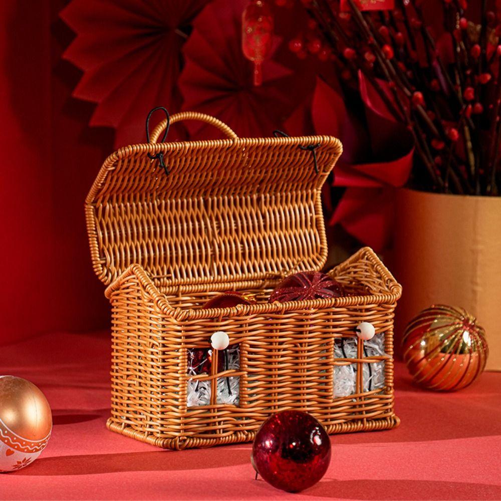 Handheld Storage Creative House Picnic Snacks Sundry Baskets  Wedding Candy Flower Storage