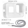   Silicone Anti Fall Protective Cover Case Accessory for    8 Action Camera(white )