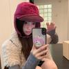Winter Fluffy Embroidered Chenille Warm Earflap Cap For Men Women Outdoor