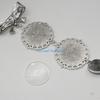 HX6F Elegant Bridal Bouquet Photo Charm Unique Accessory Photo Charm Bowknot Lapel Pin Jewelry For Wedding Day