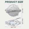 uxcell Aluminum Alloy Taco Press/Taco Maker Cooking Utensil, Silver