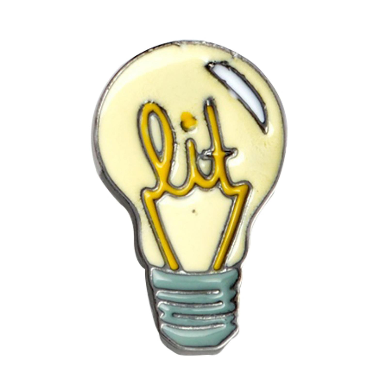 

Cute Cartoon Light Bulb Brooch Pin Shirt Jeans Bag Scarf Decor Unisex Jewelry