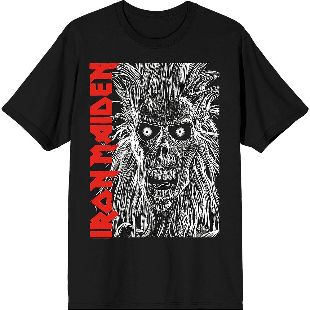 Iron Maiden Unisex Adult Eponymous Face Logo T-Shirt