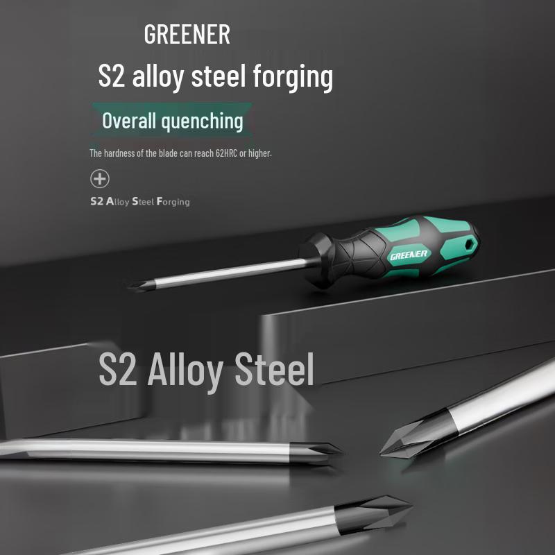 Greener S2 Steel Magnetic Screwdriver Set