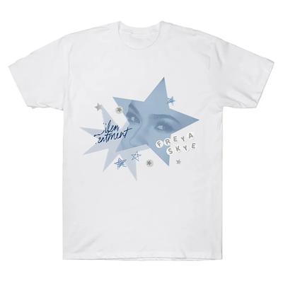 T-shirt Silent Treatment Freya Skye Cantante Grafica Oversize Y2k T-shirt Uomo Donna Casual Cotone Harajuku Street Hip Hop Abbigliamento Tee