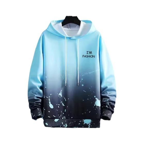 Sonbahar kışlık kapşonlu pantolon takım elbise nefes rüzgar geçirmez uzun kollu erkek Hoodie İpli pantolon spor giyim seti