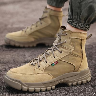 Mode Hohe Qualität Neue Verschleißfeste Outdoor-Arbeitsschuhe Winter High Top Herren Freizeitschuhe Vielseitige Sport Herren Campingschuhe