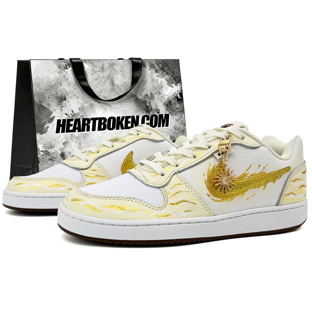 Nike EBERNON Suixin, Sun God, Shopping Bag Coverage Abrasion Resistant Coverage Abrasion Resistant Low top IM3370-121(Team45-)