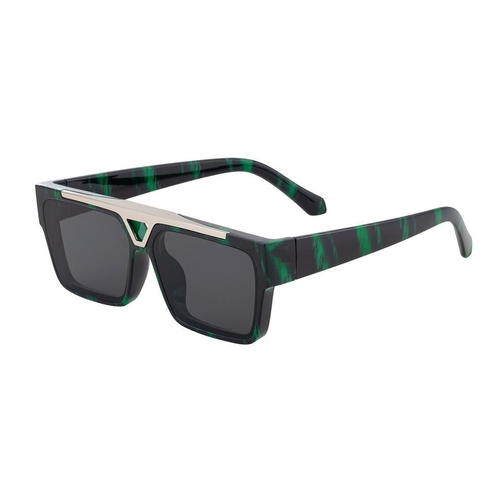 JYL TS Men's Retro Square - Outdoor Driving Sun-Protective ZS-98360