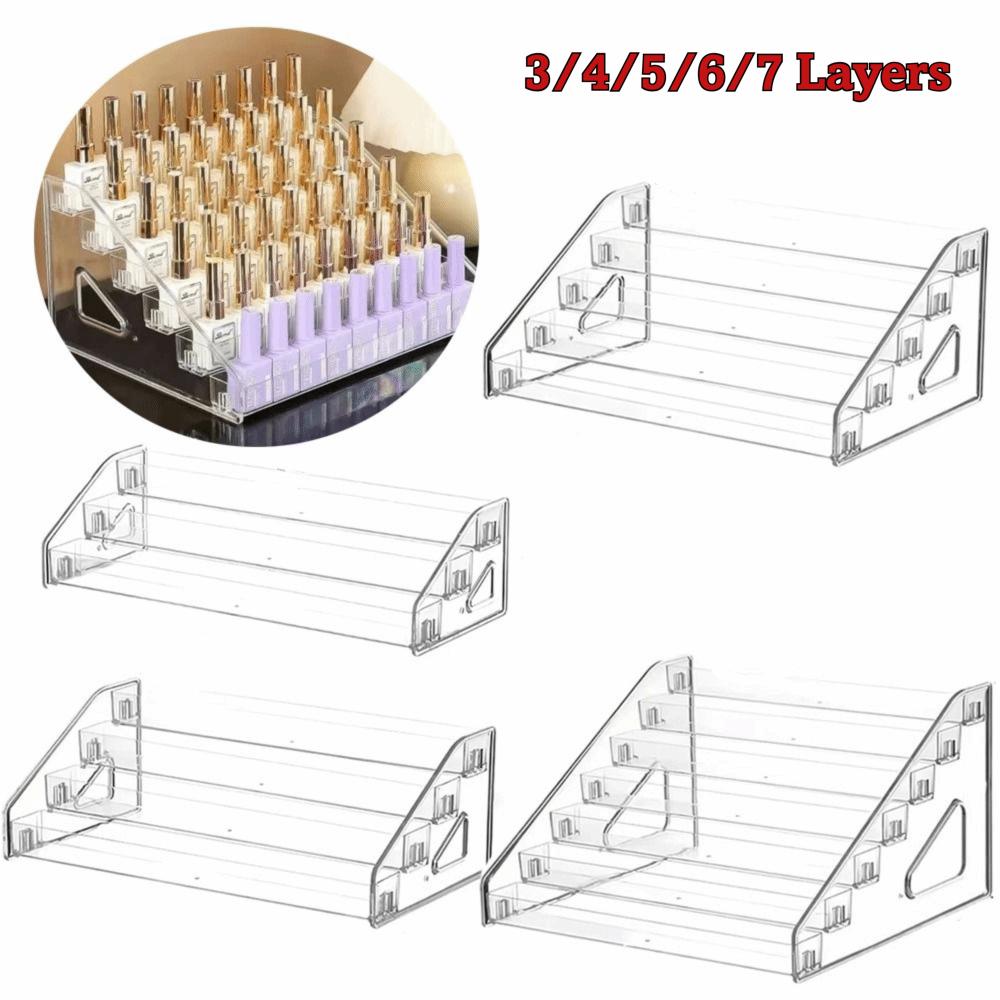 Transparent Acrylic Desktop Display Stand Transparent Nail Polish Display Stand  Cosmetic