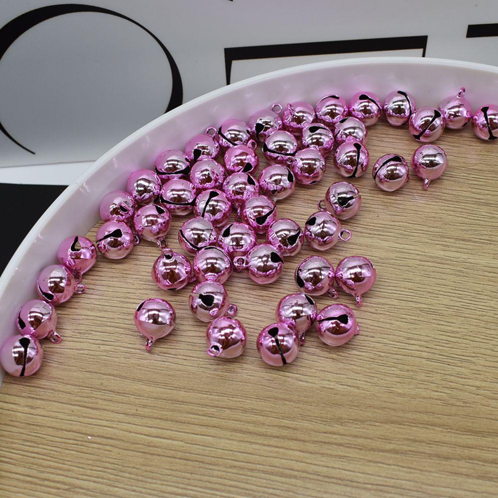 Colored Single-Tone Jingle Bell Charms for DIY Jewelry and Christmas Decorations